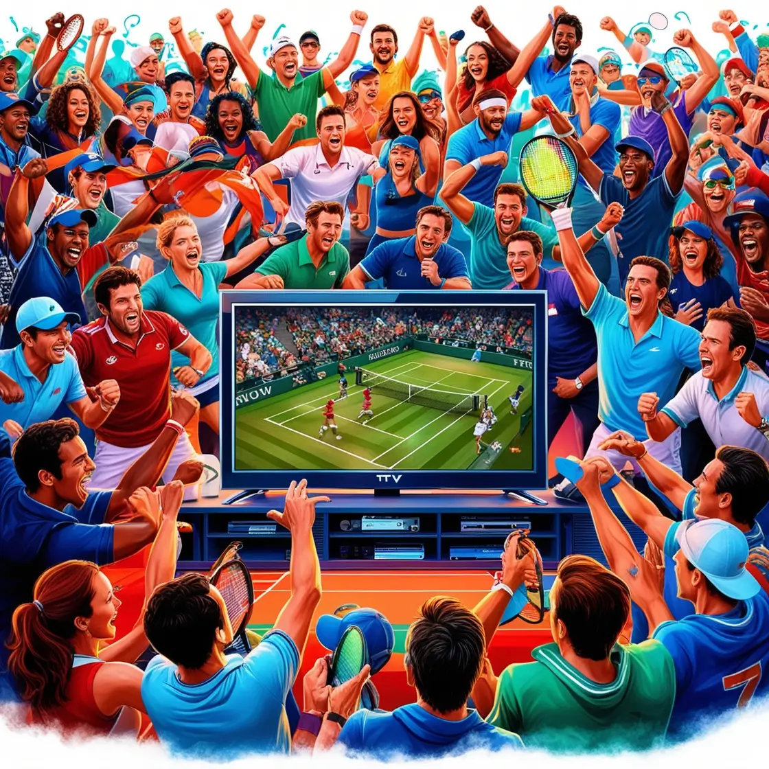 enjoy tennis with IPTV IN UK